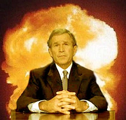 president george w bush funny. George W. Bush: invade Iraq to