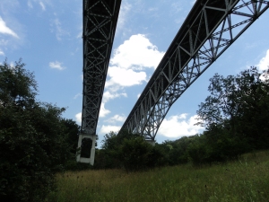 The old Jeremiah Morrow Bridge