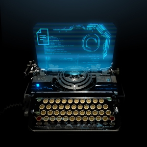 Computerized manual typewriter